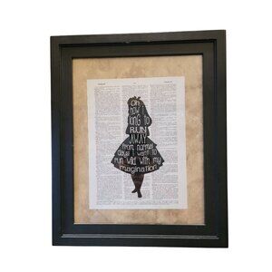 Alice In Wonderland Dictionary Art Print